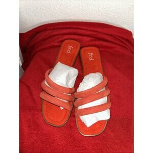 Women’s Size 10 Slip On Sandals New Red Find